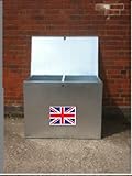 Asa Metal Products Large Galvanised Feed Bin With Two Comparments