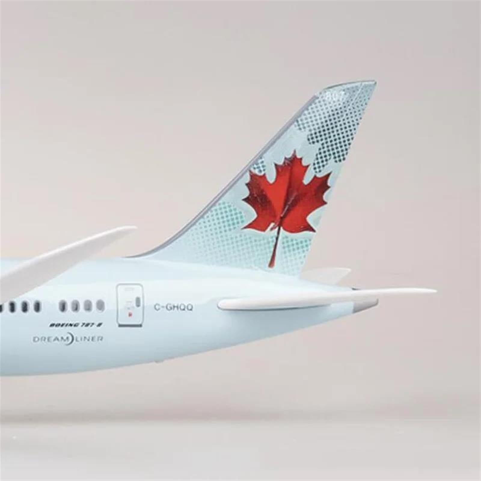 Modelo Diésel A Escala 1/130 para Avión De Resina Boeing B787 De Air Canada con Pantalla De Colección Estática De Luces(No Light)