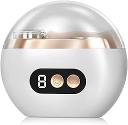 Coupe-Ongles Électrique, 2026 Polyvalent Silencieux Ciseaux Ongles Coupe Ongle Electrique, Soin des Ongles Avec Lumière LED Lime a Ongle Electrique Pour Personnes âgées Adultes (Blanc)