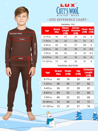 Image of Lux Cott's Wool Boys Thermal Set