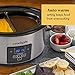 Crock-Pot Choose-a-Crock 6 Quart and Split 2.5 Quart Double Slow Cooker and Food Warmer, Programmable Slow Cooker with Timer, Stainless Steel