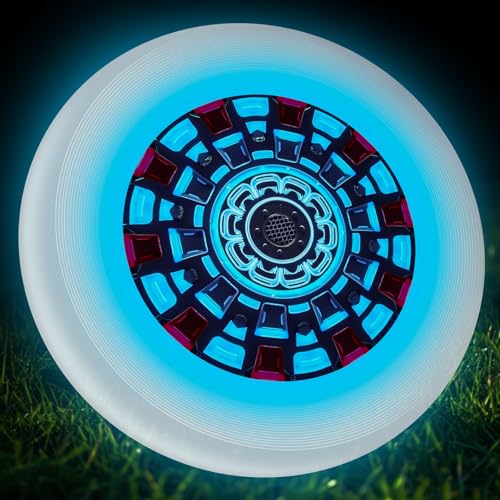 ZhaoJum 49LEDs Glow Flying Disc - Rechargeable Light Up...