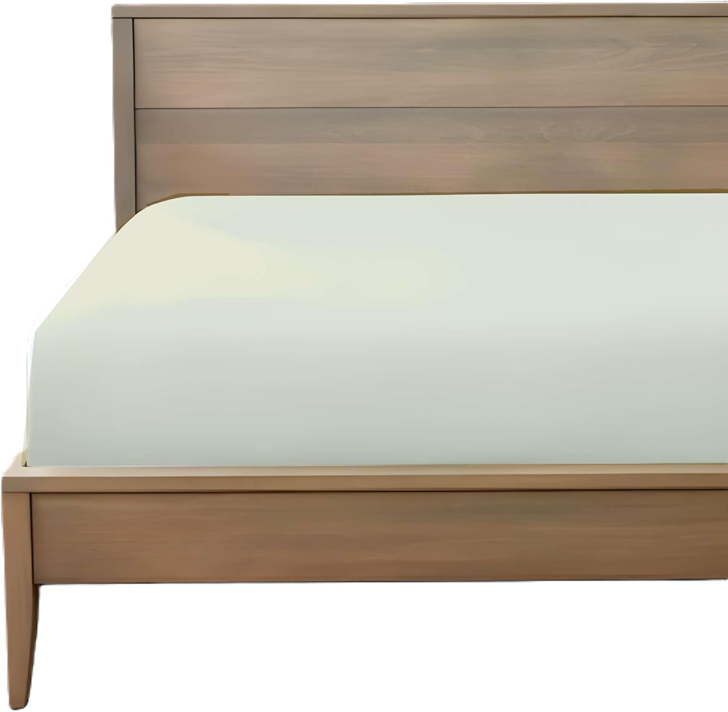 Split California King Bed Sheet Set 5 Piece Cotton Split Sheets Set for Adjustable Beds, Fits Mattress 16 inches Deep Pocket, Split Cal King, Ivory