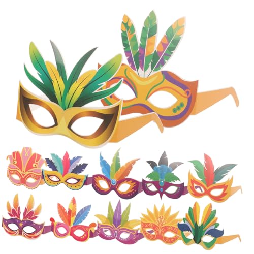 ibasenice 12 Piezas Gafas de Papel Divertidas para Fiesta de Accesorios para Adultos Gafas de Utilería Únicas para Carnaval y Disfraces Mexicanos