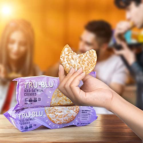 Tru-Blu Iced Oatmeal Home Style Cookies | No Artificial Ingredients | No High Fructose Corn Syrup | Made In The Usa | 12 Ounce (Pack Of 6) #TOP2