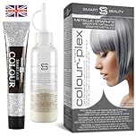 Metallic Graphite Grey Hair Dye Demi-Permanent, Grey Toner for Bleached Hair, Anti-Breakage Plex Hair Care, Vegan Hair Dye & Cruelty-Free, Grey Coverage, Silver Grey Hair Colour by Smart Beauty