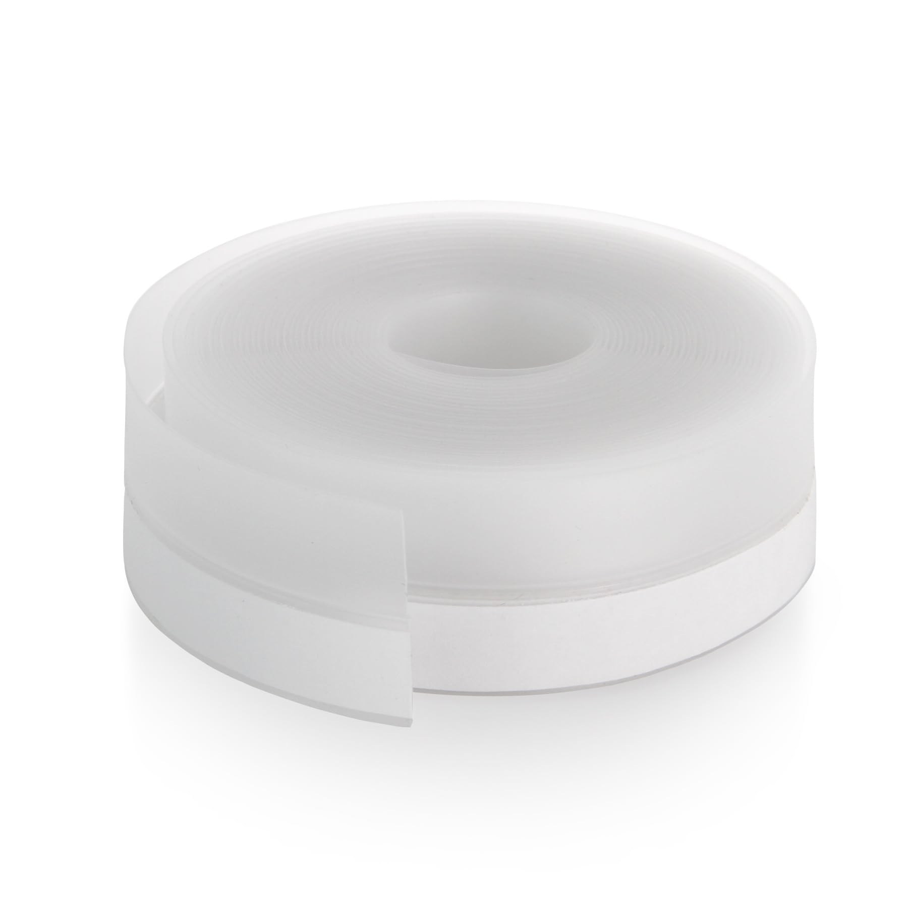 Vivikivi Silicone Seal Door Strip Bottom, 5M Draft Excluder Tape,Clear,25mm