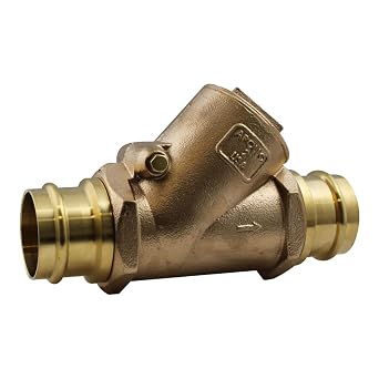 APOLLOPRESS Valves "Apollo" Press Swing Check Valve, 200 Cwp Class 125, Lf Bronze, PTFE Seat, Y, 61YLF207T1PR Pack of 2