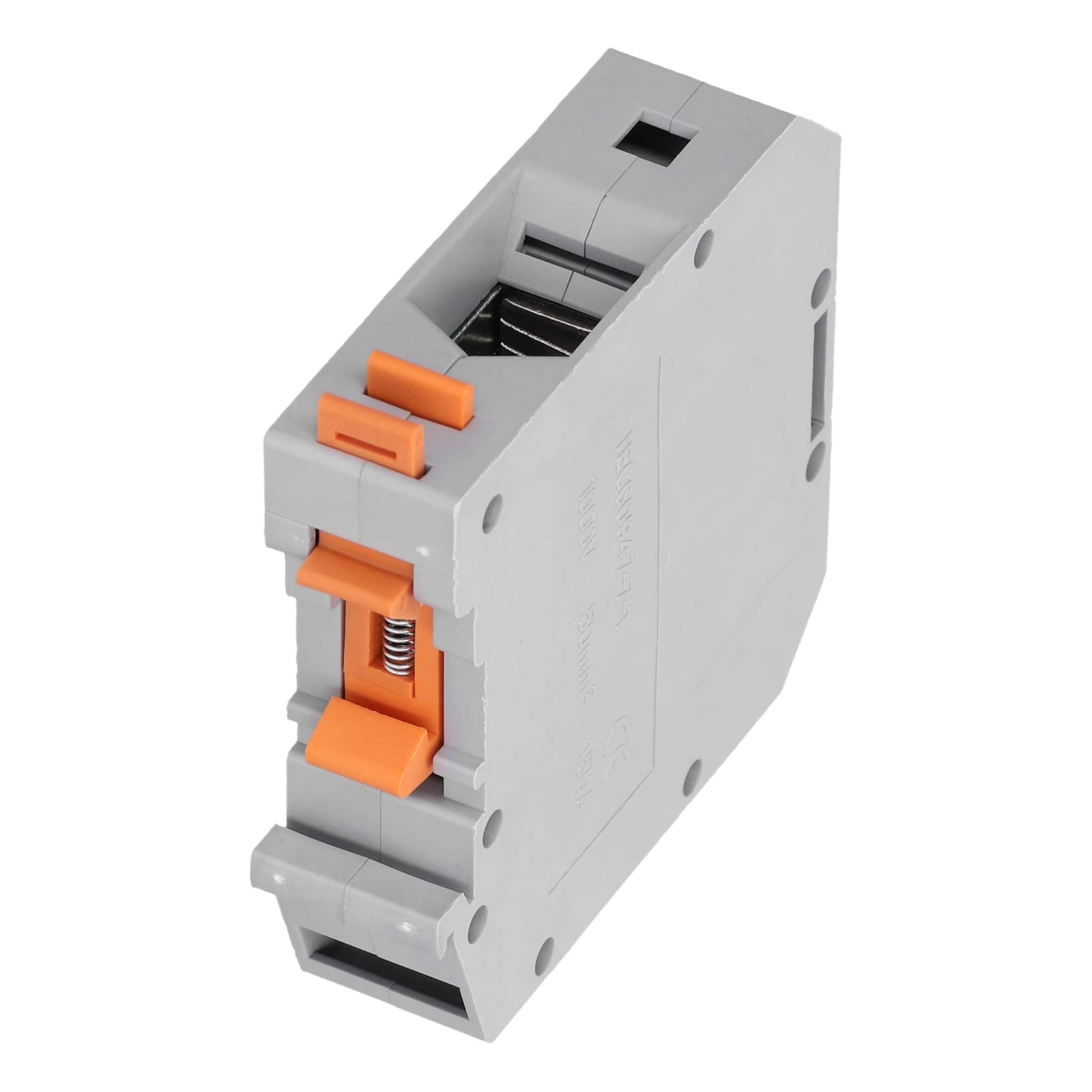 BORDSTRACT 10Pcs Combinaison de Connexion de Fil de Bornier de Rail, Antidérapant 50mm² 150A 1000V UK50N Kit de Borniers de Bornier sur Rail DIN