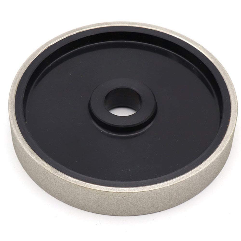 1 Uds 6 pulgadas 150x25mm Muela abrasiva de diamante con revestimiento de diamante Muela abrasiva de resina suave para herramienta abrasiva de pulido de jade de gemas, Plata, 1000