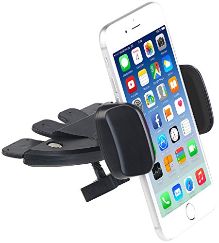 Lescars Handyhalterung CD: Kfz-Smartphone-Halterung für CD-Laufwerk, mit Kugelgelenk, 60-90 mm (Handyhalterung Auto Schlitz, Handyhalter Schlitz, Halterungen für Navi) Lescars Handyhalterung CD: Kfz-Smartphone-Halterung für CD-Laufwerk, mit Kugelgelenk, 60-90 mm (Handyhalterung Auto Schlitz, Handyhalter Schlitz, Halterungen für Navi)
