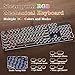 YUNZII QL108 Teclado Mecánico Gaming Estilo Máquina de Escribir Imagen de YUNZII QL108 Teclado Mecánico Gaming Estilo Máquina de Escribir