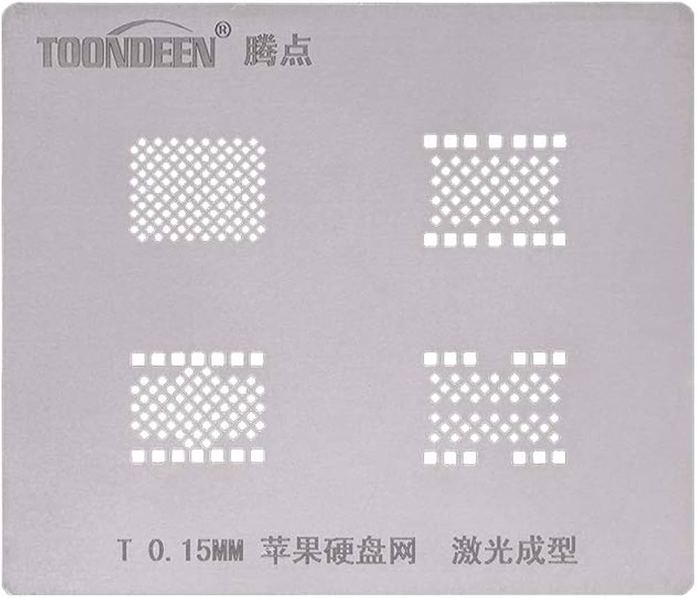 4-in-1-0-15mm-all-series-nand-flash-bga-stencil-net-nand-bga-reballing-stencil-template-for-iphone-5-6-6s-7-8-x-ipad-nand-reballing-plate-soldering-net-amazon-in-industrial-scientific