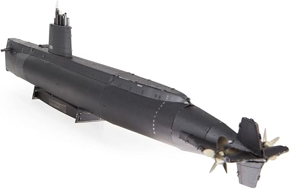 Fascinations Metal Earth Premium Series USS Nautilus 3D Metal Model Kit Bundle with Tweezers