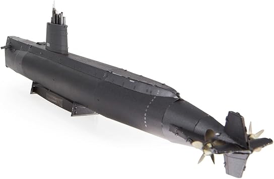 Fascinations Metal Earth Premium Series USS Nautilus 3D Metal Model Kit Bundle with Tweezers