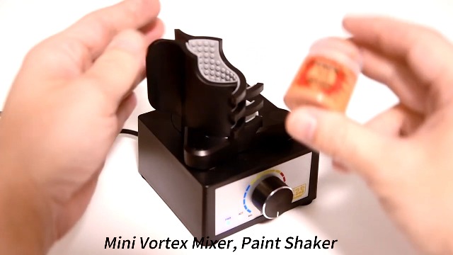 Image of Mini Vortex Mixer, DIY /Gundam Model Paint Shaker, Hands-Free, 300~2400rpm, Three-Stage Speed Mix, Suitable 10-100ml Shaker, for Paint, Nail Polish, Lab, Paints Acrylic, Eyelash Adhesives
