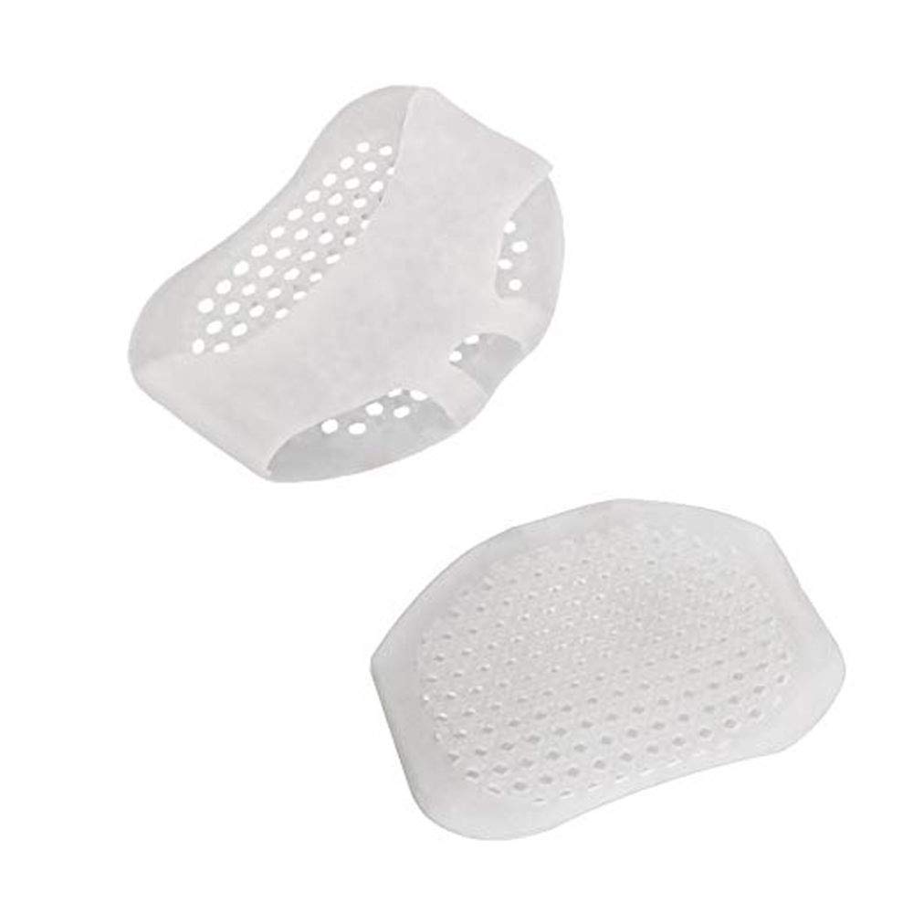 Pedimend - Cuscino per avampiede traspirante, in gel, per scarpe con tacco alto, per uomini e donne, cuscinetti in gel per scarpe in gel, inserti per metatarsalgia, perfetti per corridori, 2 paia.,