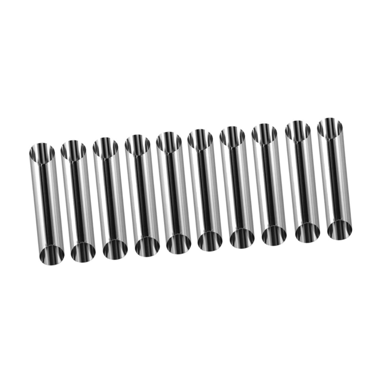 OKUMEYR 20pcs Reusable Stainless Steel Croissant Molds Danish Pastry Molds for Baking Decorations