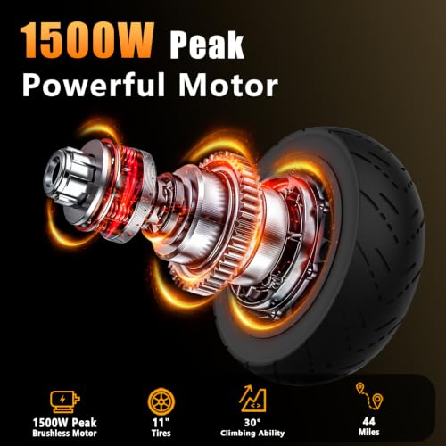 Image of L7 Electric Scooter for Adult, 6000W Dual Motors Up to 50 MPH & 60V 35Ah Battery, 45-Mile Long Range, Full Suspension and Dual Hydraulic Brakes 11 inch All-Terrain Tubeless Tires Off-Road Escooter