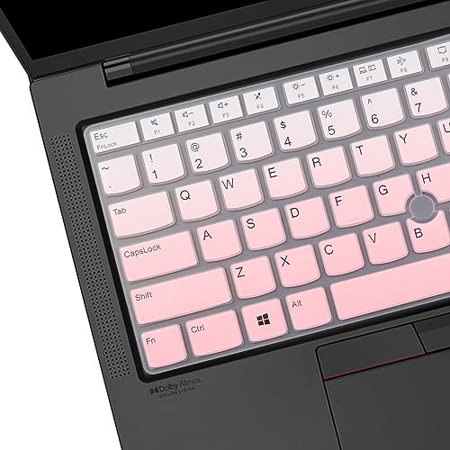 Funda de teclado para ThinkPad E14 Gen 5: protección elegante y ajuste exacto Ombrepink. 3