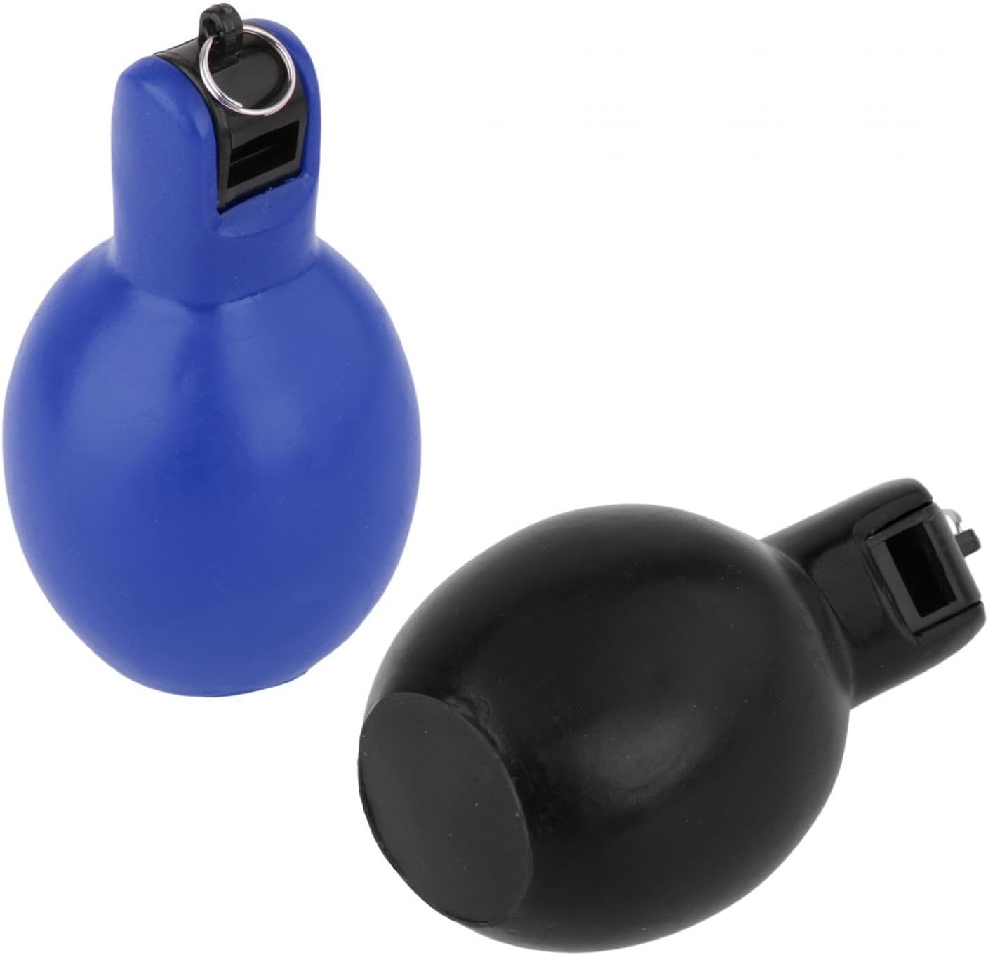 2 Pieces Squeeze Whistle Referee Handheld Loud Whistle PVC for Coaches Suitable for Boating Camping Home School