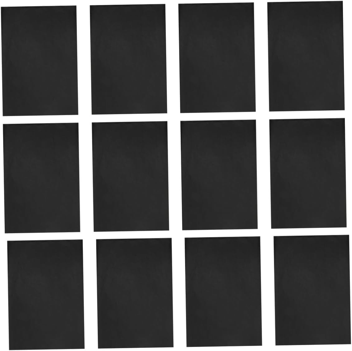 MOKKHNB 100 Sheets Black Tissue Paper 35x50cm for Wrapping, DIY Crafts, Wedding and Birthday Packaging, Bulk Matte Wrapping Tissue for Party Decorations and Creative Art Projects