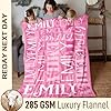 DayOfShe Personalized Blankets for Kids Gifts Name Blankets Custom Flannel Blankets with Name for Teen Girls Boys Gifts-Kids Christmas Blankets Printed in USA #3