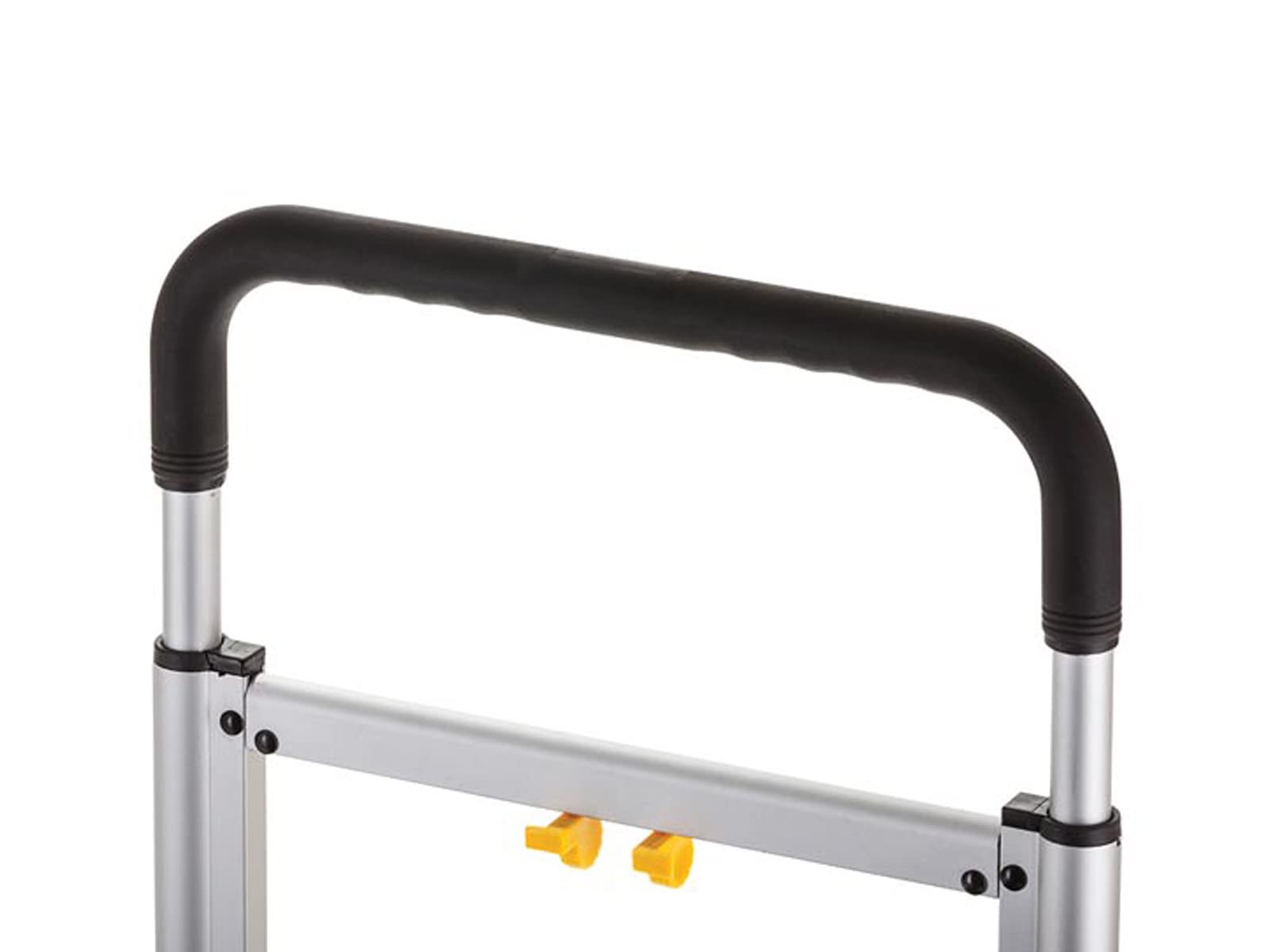 Stanley Klappbarer Plattformwagen PC517 - Max. 120KG - Aluminium - 68 x 41 x 92 cm - Anti-Rutsch-Plattform - Schwarz/Gelb