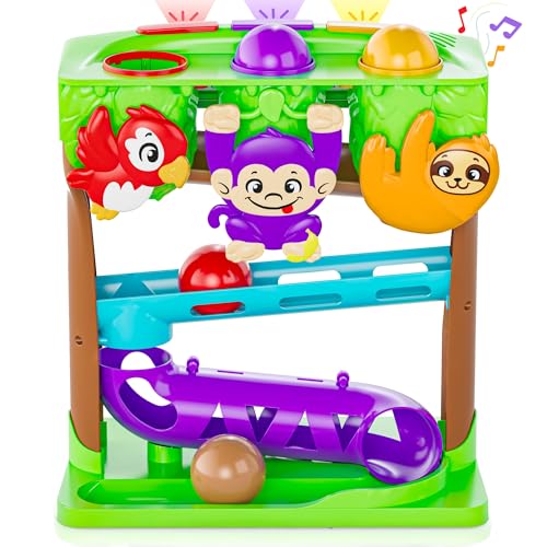Image of Move2Play, 30+ Jungle-Jammin’ Songs & Phrases | 30+ Fin-Tastic Songs & Phrases | Baby & Toddler Musical Toy | First Birthday Present for 1+ Year Old | Ages 6-24 Months | Boy & Girl