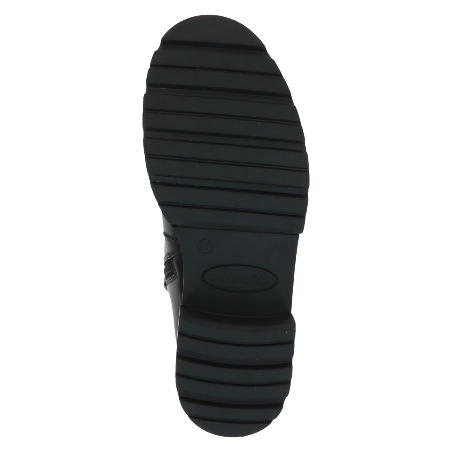 CAPRICE Damen Stiefeletten ohne Absatz Airmotion aus Leder Flach Weite G, Schwarz (Black Nappa), 36 EU – Ansicht 3