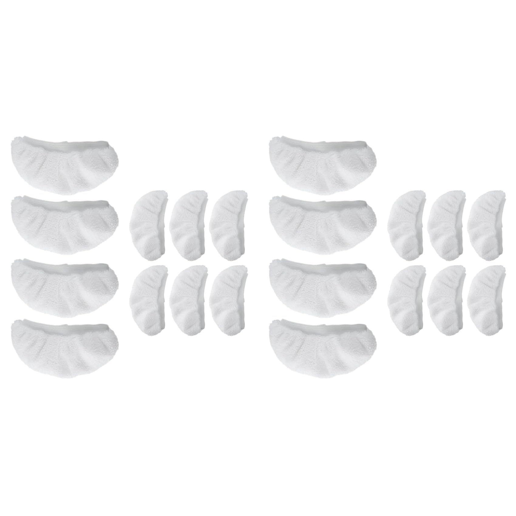 Hndhbfgrt 20 PCS Steam Cleaner Accessories,Universal Reusable Steam Mop Pads, Steam Shot Attachments Handheld Steam Cleaner