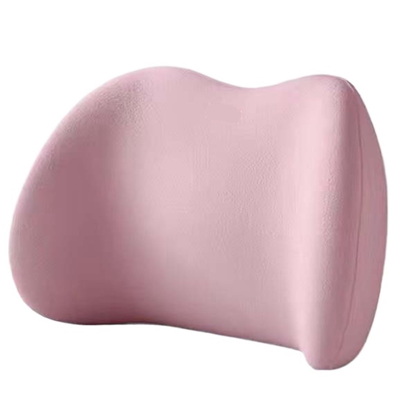 KVSWBRE Car Seat Pillow Car Headrest, Lumbar Support, Shoulder Pillow,Memory Cotton Waist Backrest Cushion(Lumbar Pillow Pink)