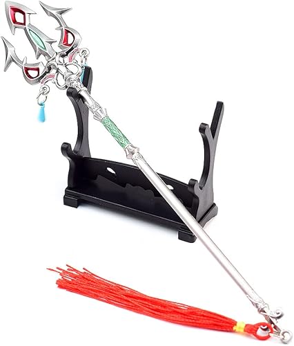 Miniatura 8 de Legend of Zelda Link Arma Espada Daga Cuchillo Lanza Sheild Figura de acción Colección de Juego Decoración de Escritorio Habitación Mochila Colgante