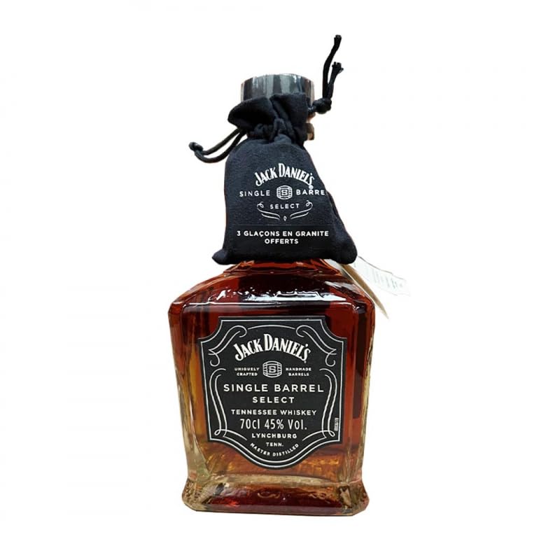 Jack Daniel's Select Single Barrel Tennessee Whiskey 45% Vol. 0,7l with Whisky Stones