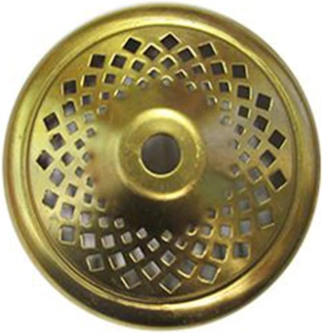 4" RD. Perforated Solid Brass Vase Cap for Lamp Fixtures & Other Crafts