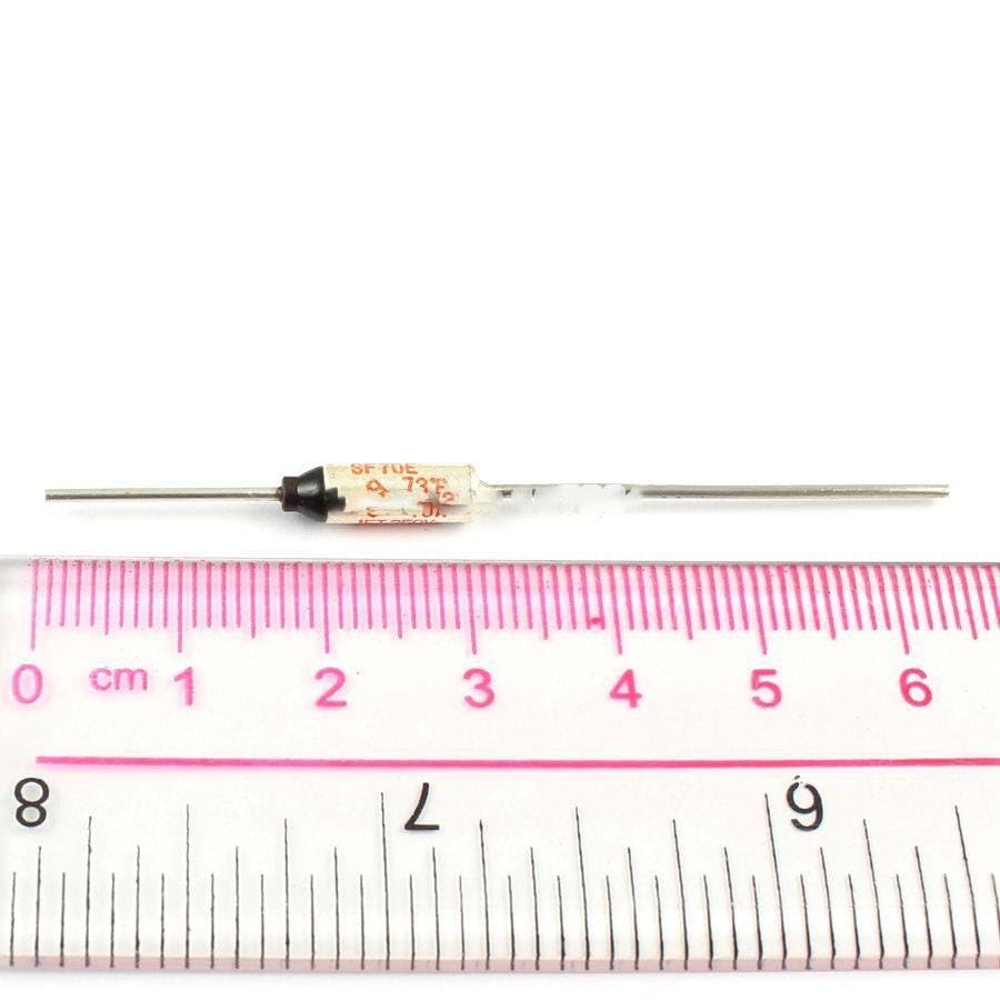 10 Pcs Thermal Fuse 73 Degree TF Cutoff 250V 10A SF70E