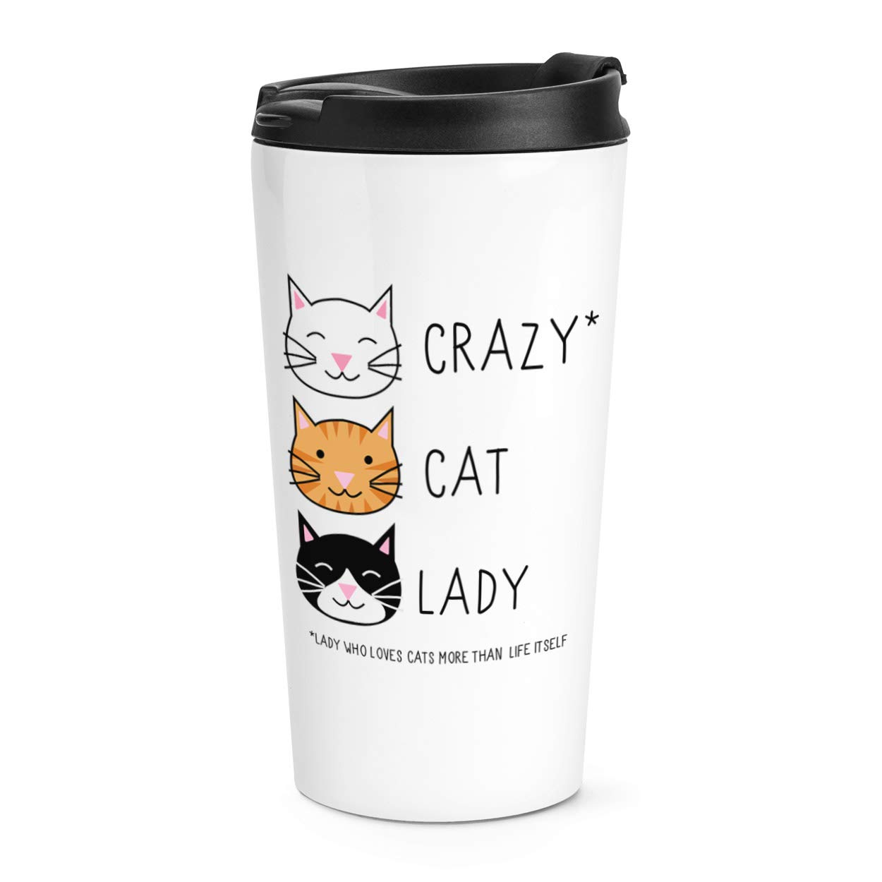 Crazy Cat Lady Travel Mug Cup