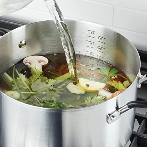 KitchenAid Stainless Steel Cookware/Pots and Pans Set, 10 Piece, Brushed Stainless Steel KitchenAid Stainless Steel Cookware/Pots and Pans Set, 10 Piece, Brushed Stainless Steel