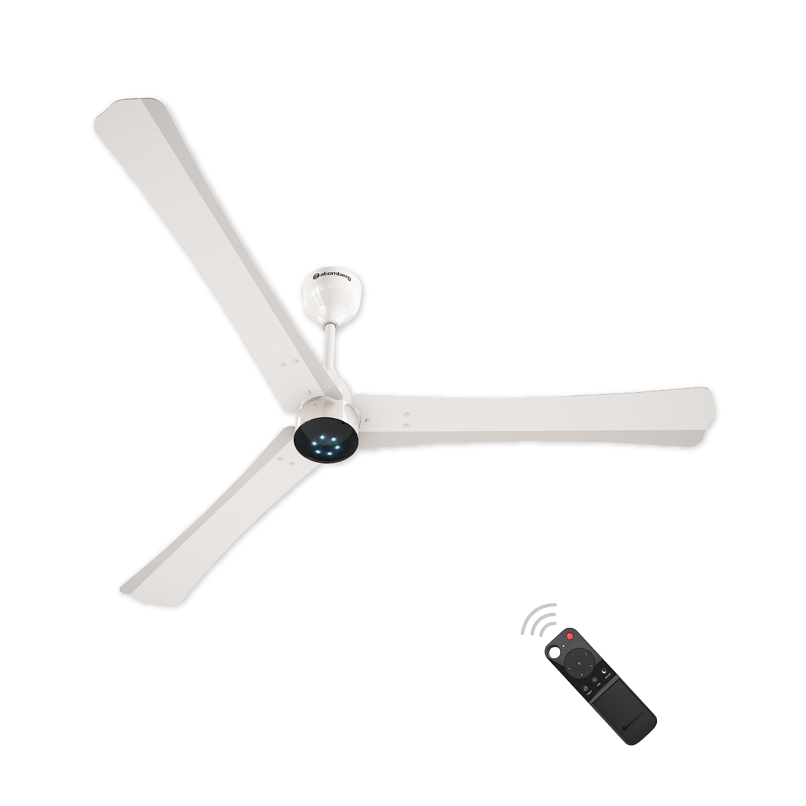 atomberg Renesa+ 1400mm BLDC Ceiling Fan with Remote Control | BEE 5 star Rated Energy Efficient Ceiling Fan | High Air Delivery with LED Indicators | 2+1 Year Warranty (Pearl White) (B086CP9HXK) Amazon Price History, Amazon Price Tracker