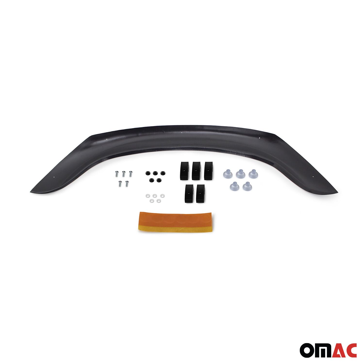 OMAC Motorhaube Deflektor Insekten Steinschlagschutz kompatibel mit Dacia Lodgy 2012-2024 Dunkel