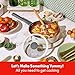 So Yummy by bella 12 Piece Cookware Set w EverGood™ Ceramic Nonstick Coating​ and Silicone & Wood Utensils, Dishwasher Safe Silicone & Glass Lids, Oven Safe & All Stovetop Compatible, Frost, So Yummy