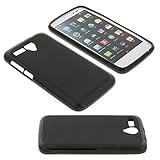 foto-kontor Hülle kompatibel mit Mobistel Cynus T6 Tasche Gummi TPU Schutz Handytasche schwarz