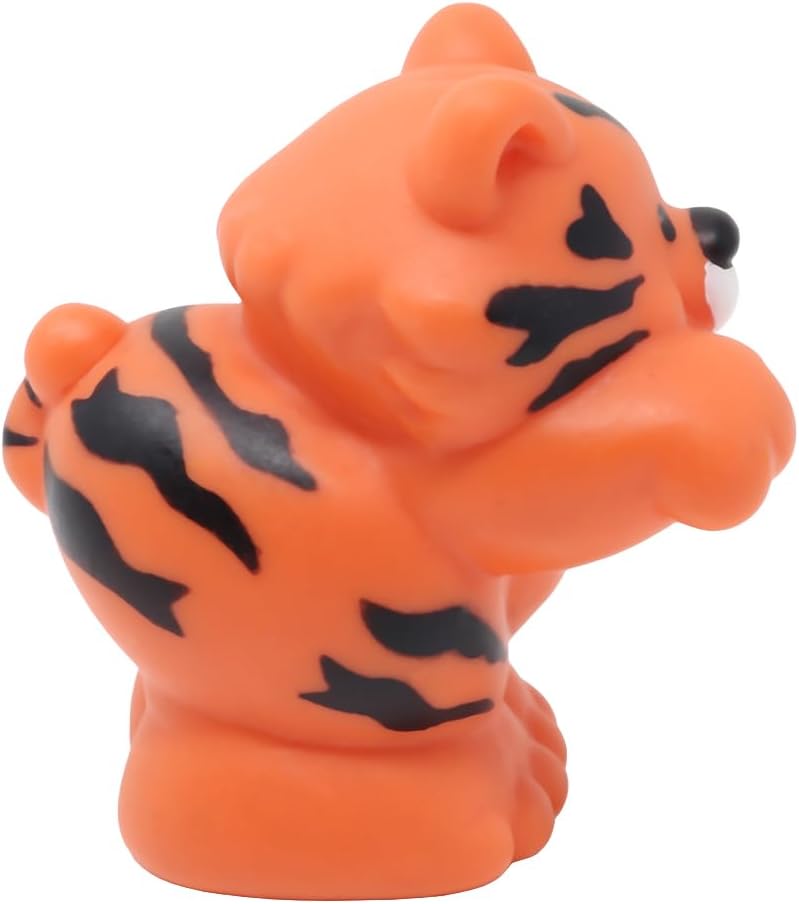 Fisher-Price Replacement Part for Collectible Little People Noah's Ark, Zoo, Circus or Musical Sounds Train Playset 77948 or M0532 - Replacement Orange and Black Stripe Tiger Figure image 2
