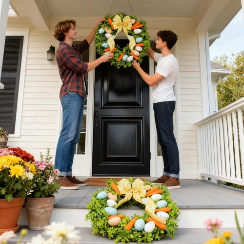 Guirlande de Pâques Durable avec Œufs pour éviter les Décorations Fragiles