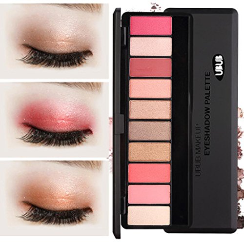 iLH Big Promotion!Pro Eyeshadow Palette,Fashion Cosmetics Shimmer Matte Eyeshadow 10 Colors Palette Makeup Beauty New (B)