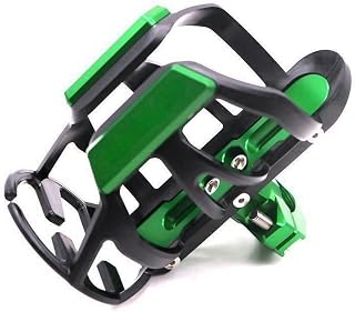 for KOVE 321R/RR/525x/500F/400X Motorcycle Cup Holder Bumper Diameter 18-33MM Drink Holder(Green)
