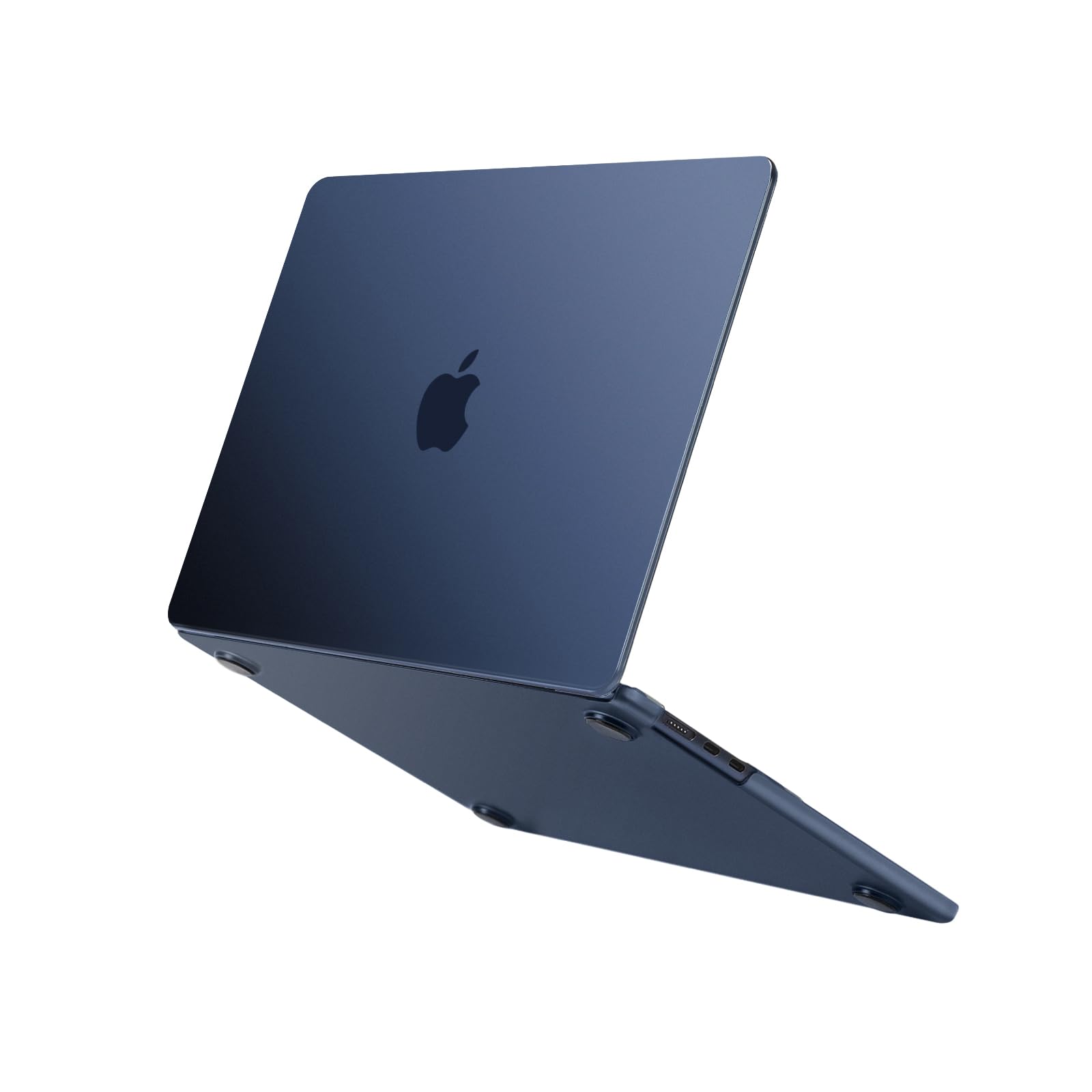 MOSISO Compatible with MacBook Air 15 inch Case 2025 2024 2023 Release M4 A3241 M3 A3114 M2 A2941 with Touch ID, Ultra-Thin Natural Original Color Plastic Hard Shell Case Cover, Midnight Blue