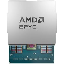 EPYC 9255 Zen 5 Turin 9005-Series Server Processor w/ 48 Threads, 24 Cores & 128 PCIe 5.0 Lanes at 3.2-4.3GHz & 200W TDP for HEDT SP5 LGA 6096 Socket, Dual CPU & 12-Channel DDR5 RDIMM RAM Support