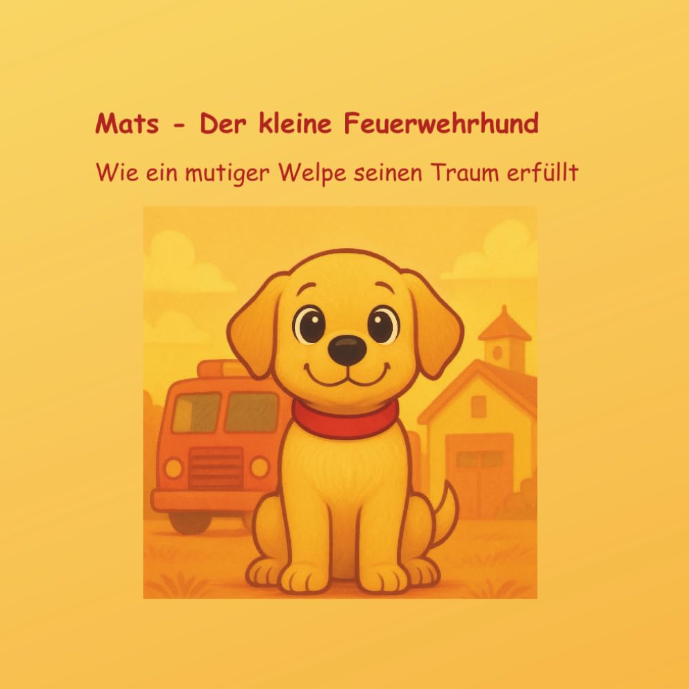 Mats - Der kleine Feuerwehrhund: Wie ein mutiger Welpe seinen Traum erfüllt