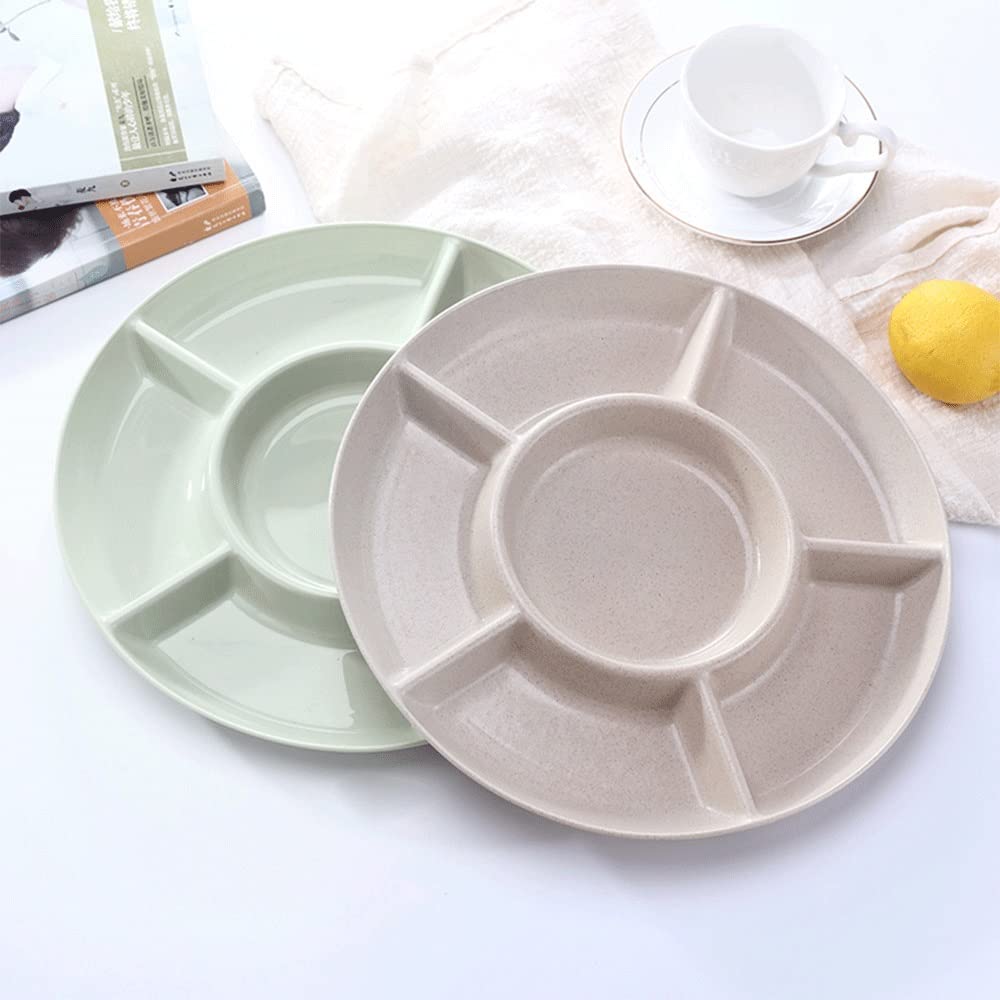 Set Di 6 Piatti Porta Snack Con Scomparti A Forma Di Cuore - Vassoio Per Frutta Secca E Aperitivi In Plastica - 4